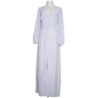 Maxi dress (Blue, White) from Nelly x Glamorous Polyester