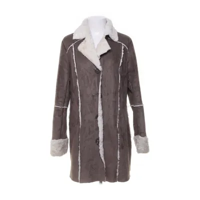 Shearling jacket (Brown, White) from Tippy Acrylic, Polyester