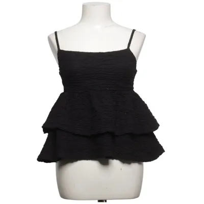 Crop top (Zwart) van Gina Tricot Katoen, Elastaan, Polyester