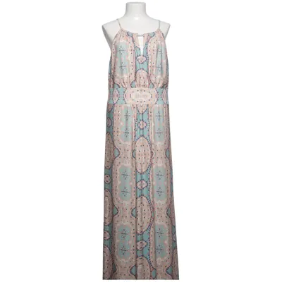 Maxi dress (Beige, Blue, Multicolored) from Bodyflirt Elastane, Polyester