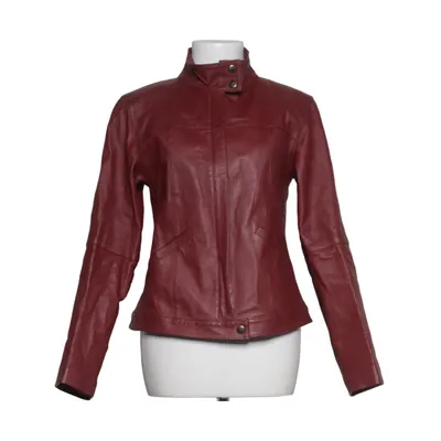 Veste en cuir (Rouge) de Clockhouse Cuir, Polyester