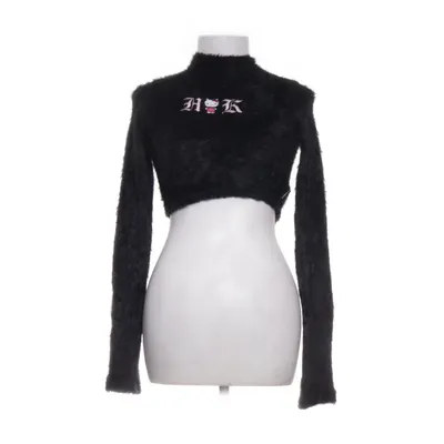 Crop top (Zwart) van Bershka Polyamide