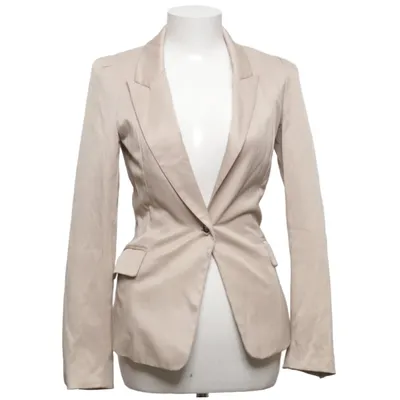 Blazer (Beige) von Attentif Baumwolle, Elasthan, Polyester