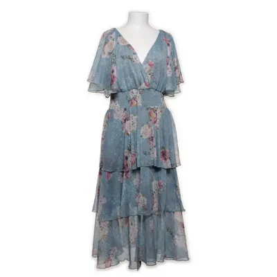 Långklänning (Blå, Flerfärgad) från Goddiva Polyester