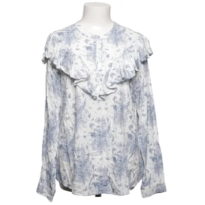 Blouse (Blue, White) from Women Essentials by Tchibo Viscose