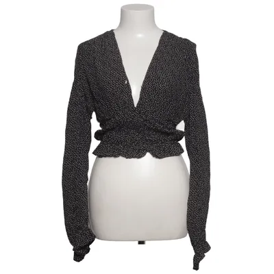 Crop top (Sort, Hvid) fra NA-KD Viscose