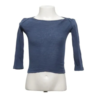 Langærmet t-shirt (Blå) fra Cosilana Silke, Uld