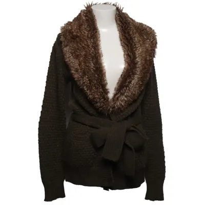 Cardigan (Green, Brown) from Zara Knitwear Acrylic, Alpaca wool, Polyester