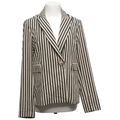 Blazer (Beige, Black) from Souvenir Elastane, Polyester, Viscose