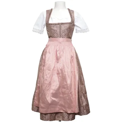 Dirndl (Pink, White, Brown) from Hugo Boss Cotton, Polyester, Silk