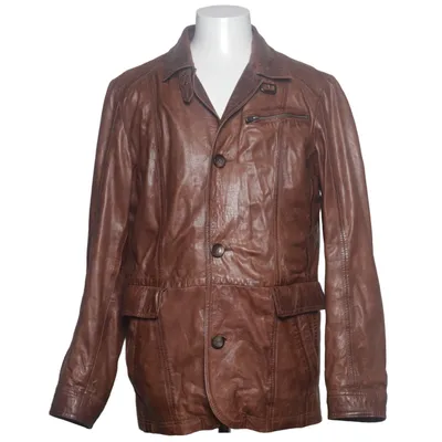 Läderjacka (Brun) från Jofama