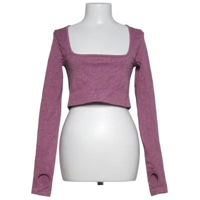 Crop top (Lila) van Novasport Elastaan, Polyamide, Polyester