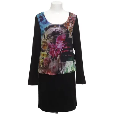 Robe (Noir, Multicolore) de Yest Élasthane, Polyester, Viscose