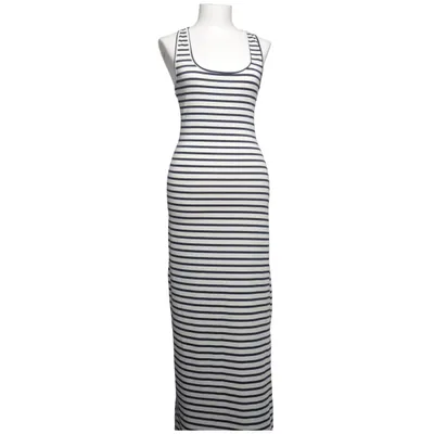 Robe longue (Bleu, Blanc) de Yu & Me