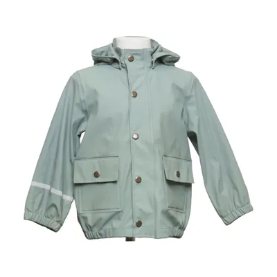 Veste imperméable (Vert) de Mikk-line Polyuréthane, Polyester recyclé