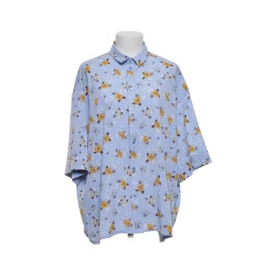 Short sleeve shirt (Blue, Multicolored) from Monki Polyester