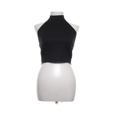 Halternecktopp (Svart) från Ambiance Apparel Elastan, Polyester