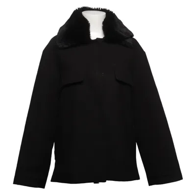 Jacke (Schwarz) von Meotine Acryl, Daune, Elasthan, Kunstpelz, Feder, Polyamid, Polyester, Viskose