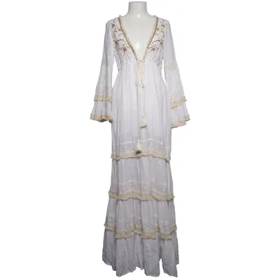 Maxi jurk (Wit) van Bohemiana Katoen