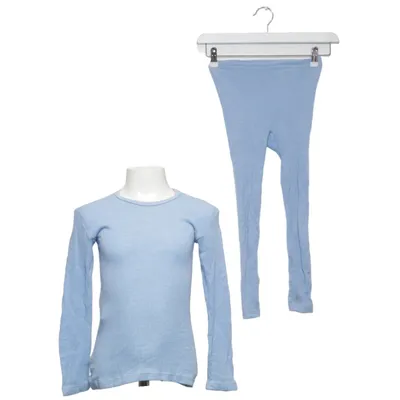Pyjama (Blauw) van Cosilana Katoen, Zijde, Wol