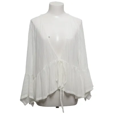 Blouse portefeuille (Blanc) Polyester