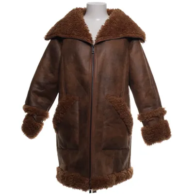 Shearlingjacka (Brun) från Urbancode Pälsimitation, Polyester