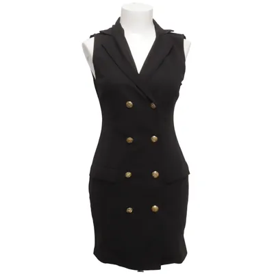 Jurk (Zwart) van AX Paris Elastaan, Polyester