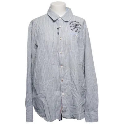 Shirt (Blauw, Wit) van Arqueonautas Katoen, Linnen