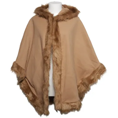 Cape (Beige) från Made in italy Viskos, Ull