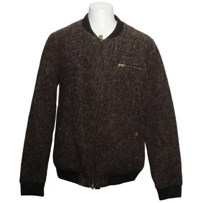 Blouson (Marron, Noir) de Nikolaj d’Étoiles Acrylique, Laine d'alpaga, Polyamide, Polyester