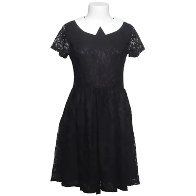 Klänning (Svart, Vit) från Gothicana by EMP Elastan, Polyamid, Polyester