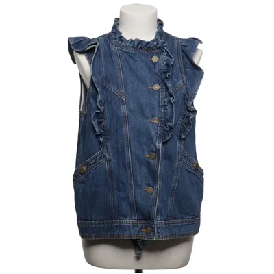 Gilet en jean (Bleu) de Sézane Denim Coton biologique