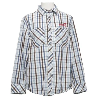 Hemd (Blau, Weiß, Braun) von H&M Young Baumwolle