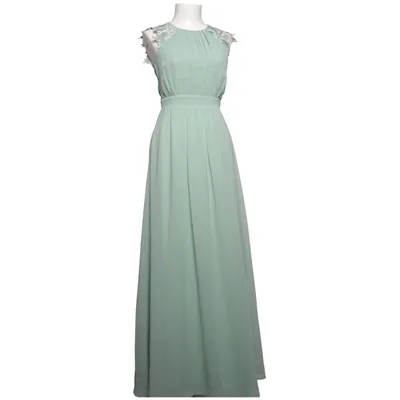 Aftenkjole (Grøn) fra Little Mistress Elastan, Polyester