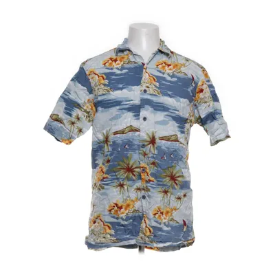 Kortärmad skjorta (Blå, Flerfärgad) från Angelo Litrico Bomull