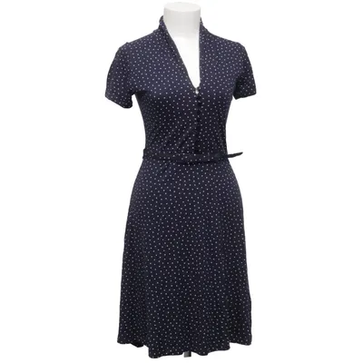 Jurk (Blauw, Wit) van King Louie Elastaan, Viscose
