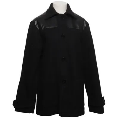 Manteau (Noir, Multicolore) de POP England Polyester, Laine