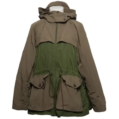 Parka (Grøn, Beige) fra H&M Studio Polyamid
