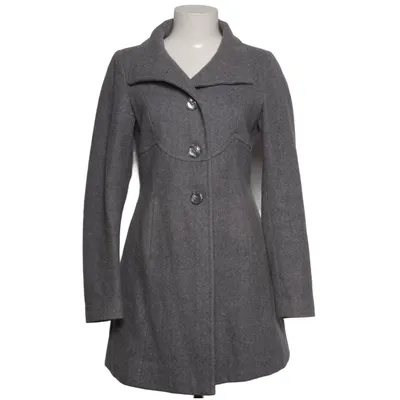 Frakke (Grå) fra Benetton Polyester, Viscose, Uld