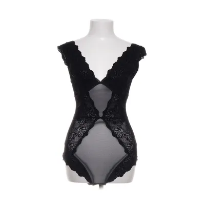 Body (Zwart) van KappAhl Elastaan, Polyamide