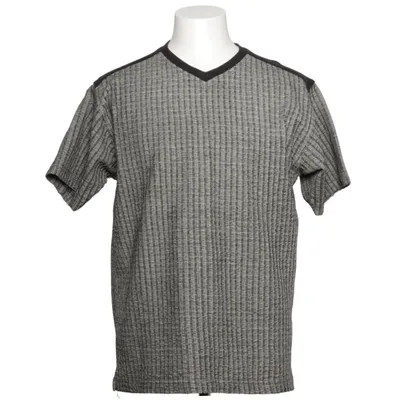 T-shirt (Gray, Black) from Newtex Cotton, Polyester