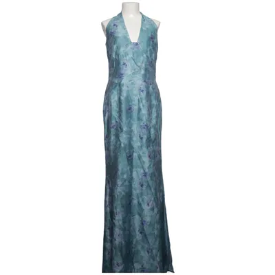 Halterneckklänning (Blå, Lila, Flerfärgad) från Adoore Lyocell, Polyamid, Polyester