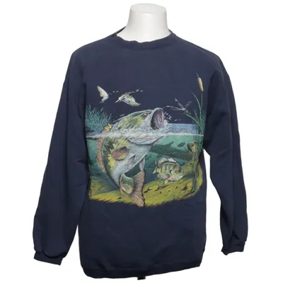 Sweatshirt (Bleu, Multicolore) de Habitat Coton, Polyester