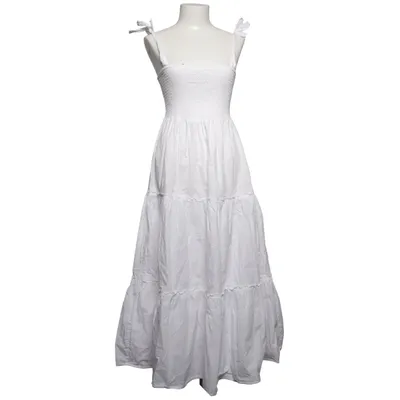 Robe longue (Blanc) de Sinsay Coton