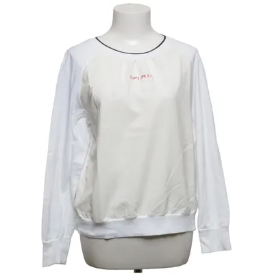Sweatshirt (Weiß) von Marc Cain Sports Baumwolle, Elasthan, Polyester