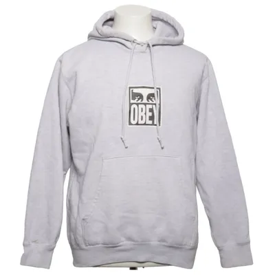 Huvtröja (Grå) från Obey Bomull, Polyester