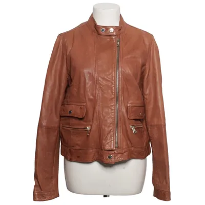Leren jack (Bruin) van Massimo Dutti Leer