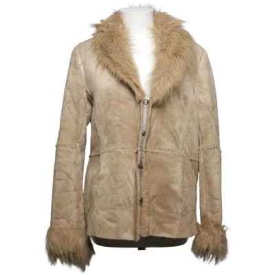 Shearlingjacka (Beige) från VISUAL Polyester