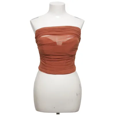 Tubtopp (Brun) från Fabric Elastan, Polyester