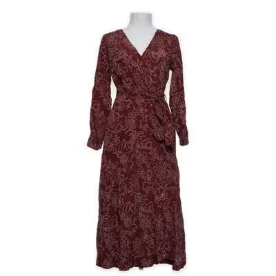 Långklänning (Röd, Flerfärgad) från Fabindia Viskos